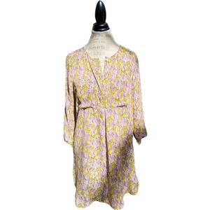 Fig and Flower Anthropologie tunic dress colorful beauty
